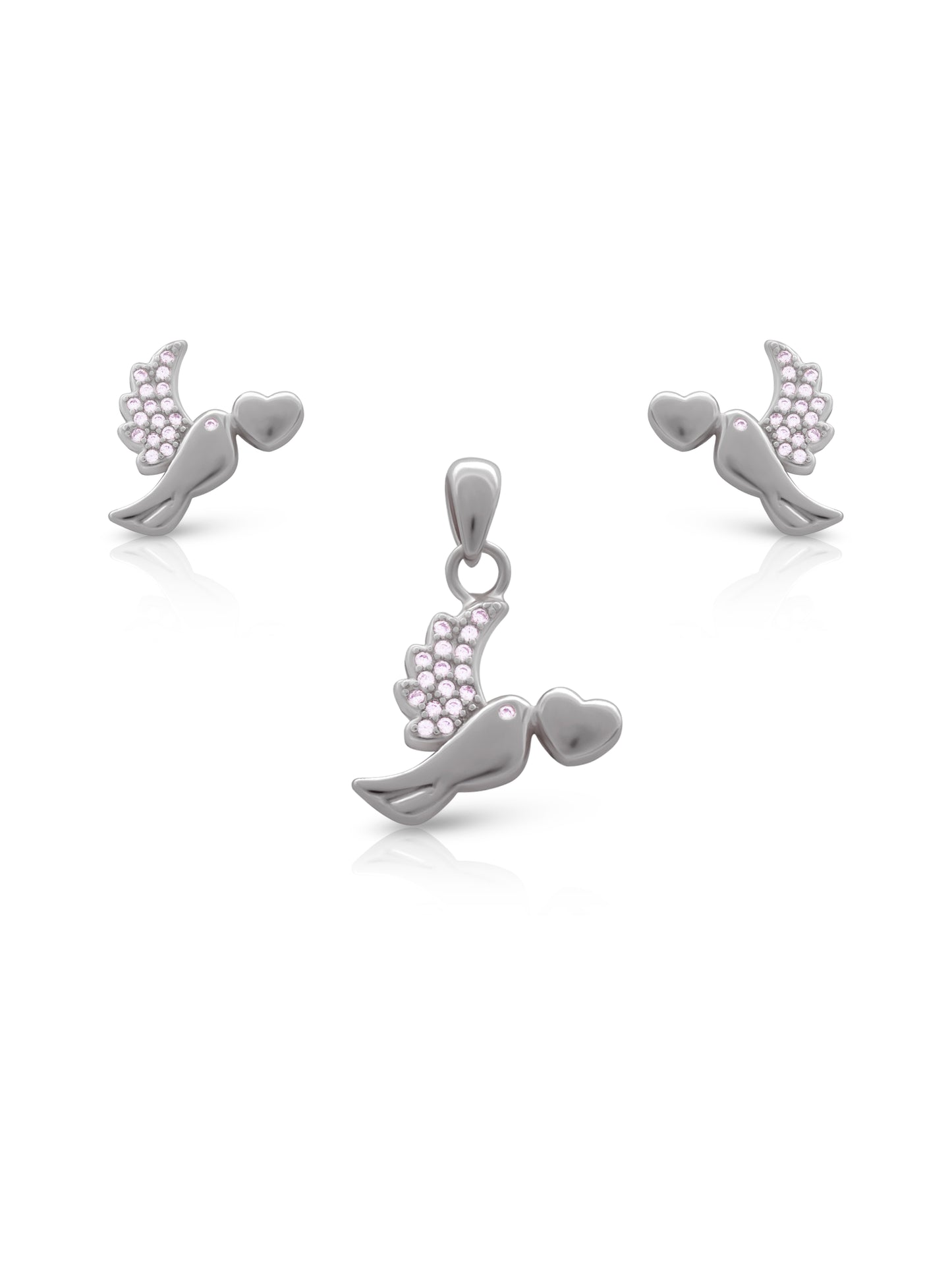 Bird Design Pendant Set