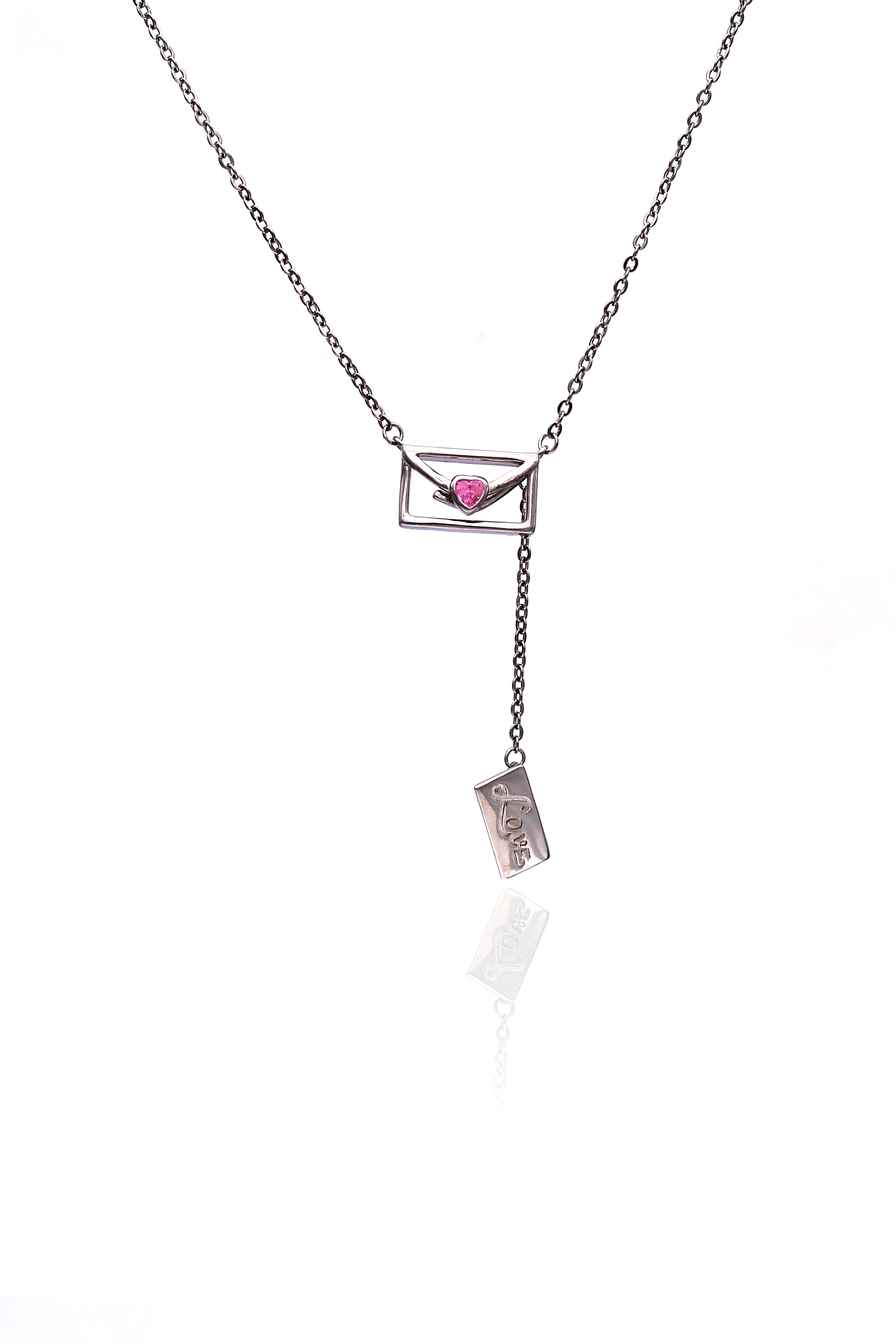 Love Letter design Pendant with Chain