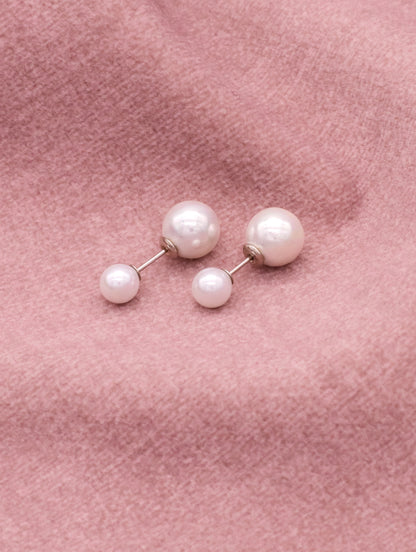 2-in-1 Pearl Earrings