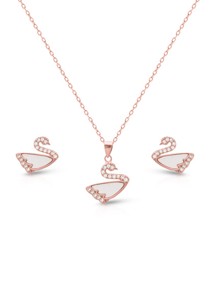 SWAN PENDANT SET