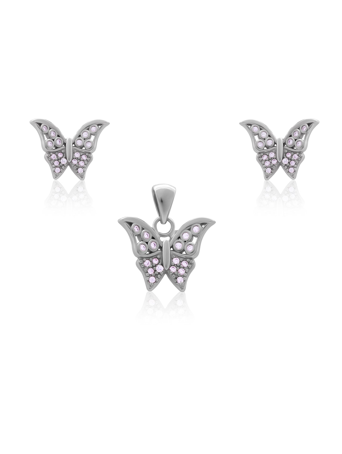 Butterfly Pendant Set