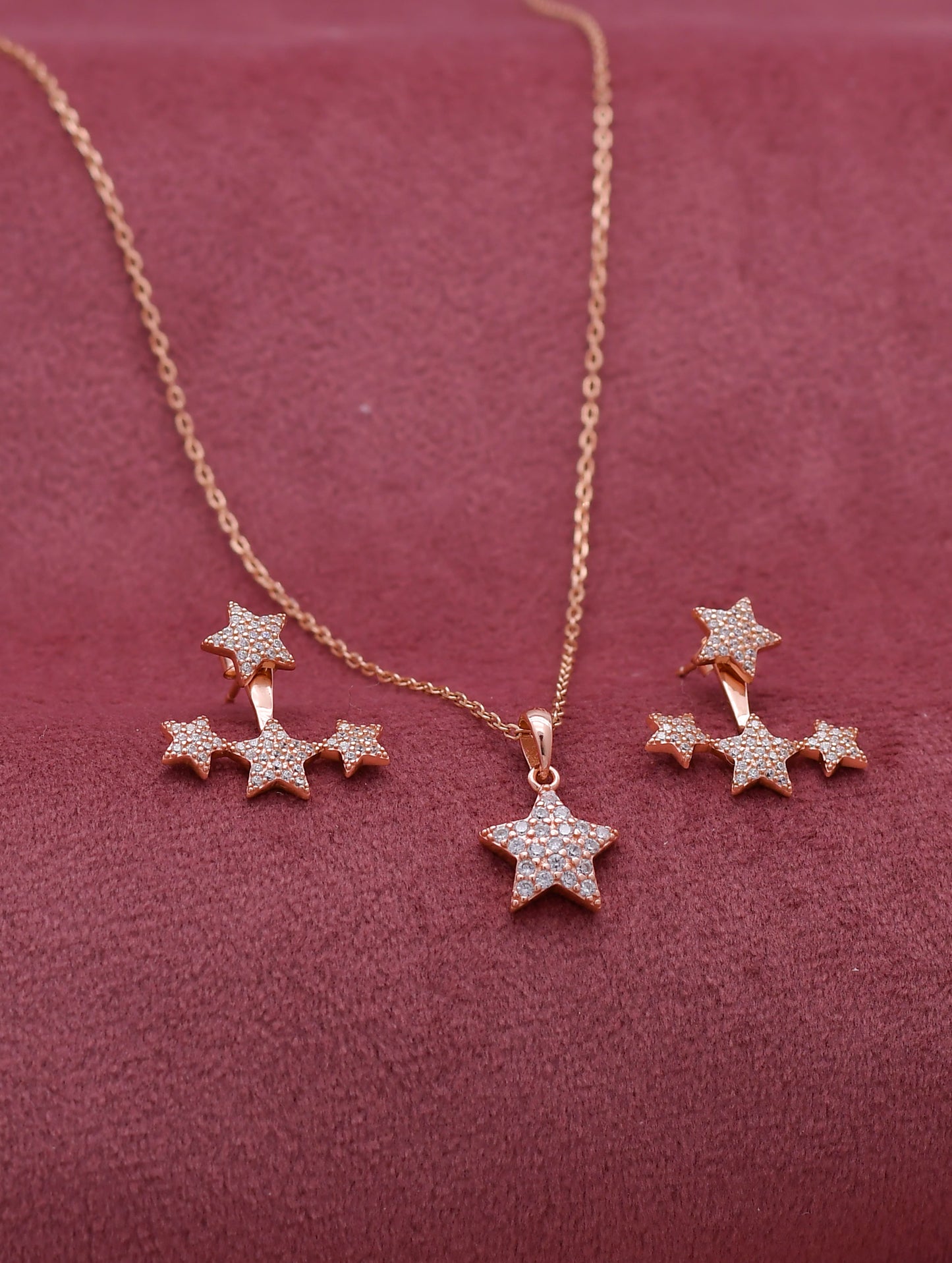 STAR SHAPE PENDANT SET