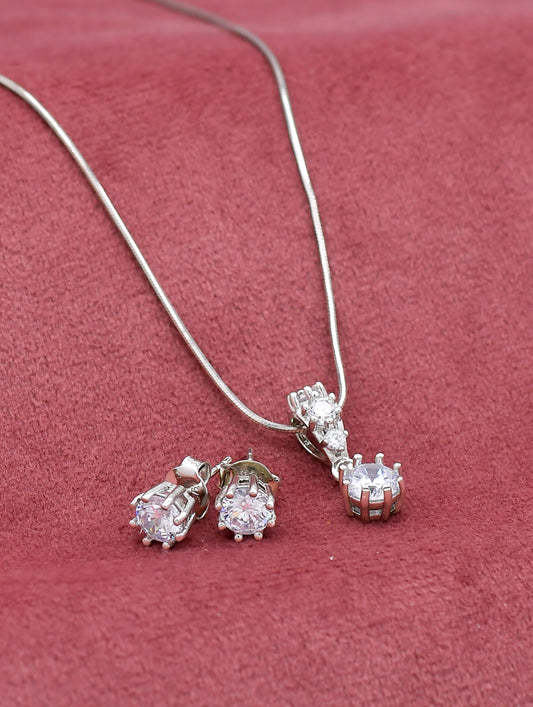 CELESTE SOLITIARE PENDANT SET