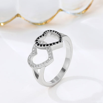 Dual Heart Ring