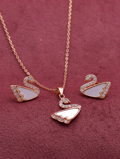 SWAN PENDANT SET